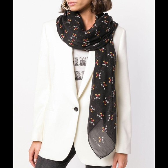 ❤️SOLD❤️ SAINT LAURENT Mickey Mouse Embroidered - Picture 2 of 5